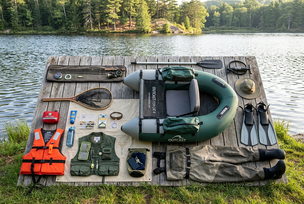 Un Float tube pour une pêche tranquille