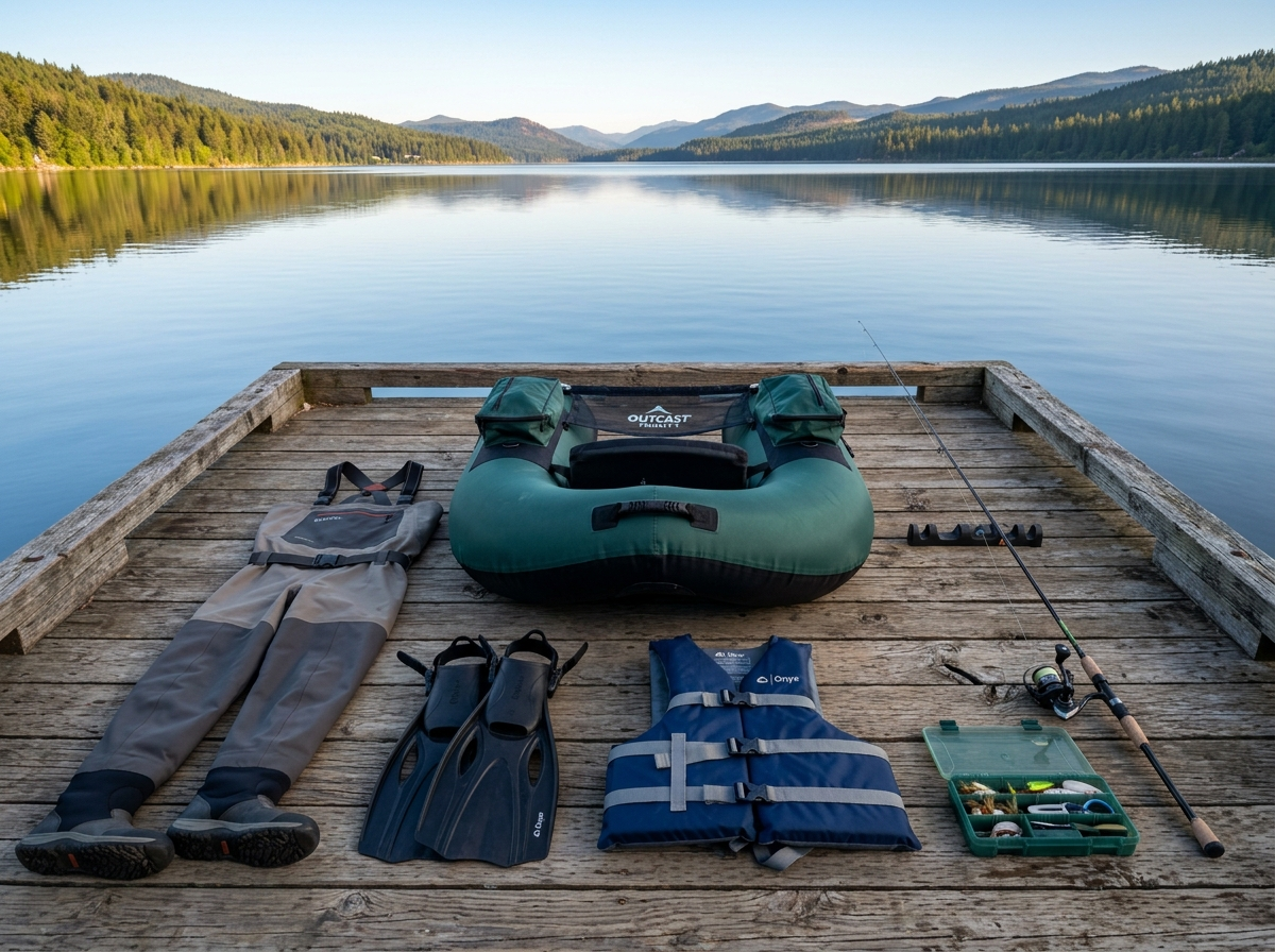 Page: Le matériel pour la pêche aux leurres - La pêche aux leurres. Slot: equipement peche float tub