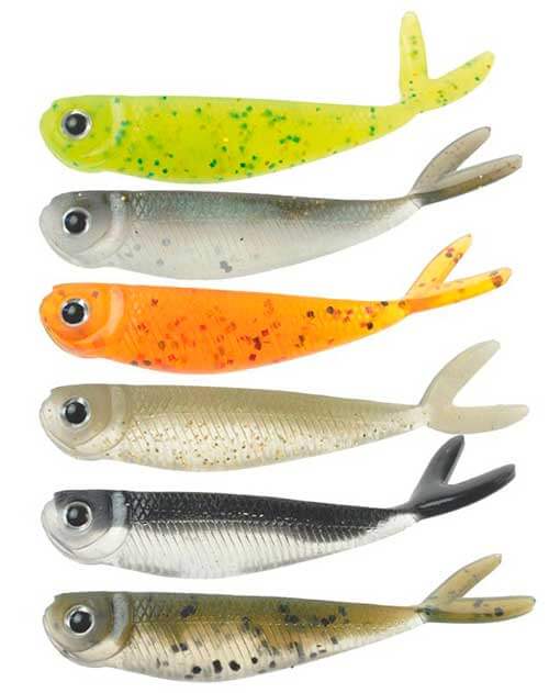 leurres souples bifides